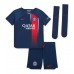 Billiga Paris Saint-Germain Marquinhos #5 Barnkläder Hemma fotbollskläder till baby 2023-24 Kortärmad (+ Korta byxor)